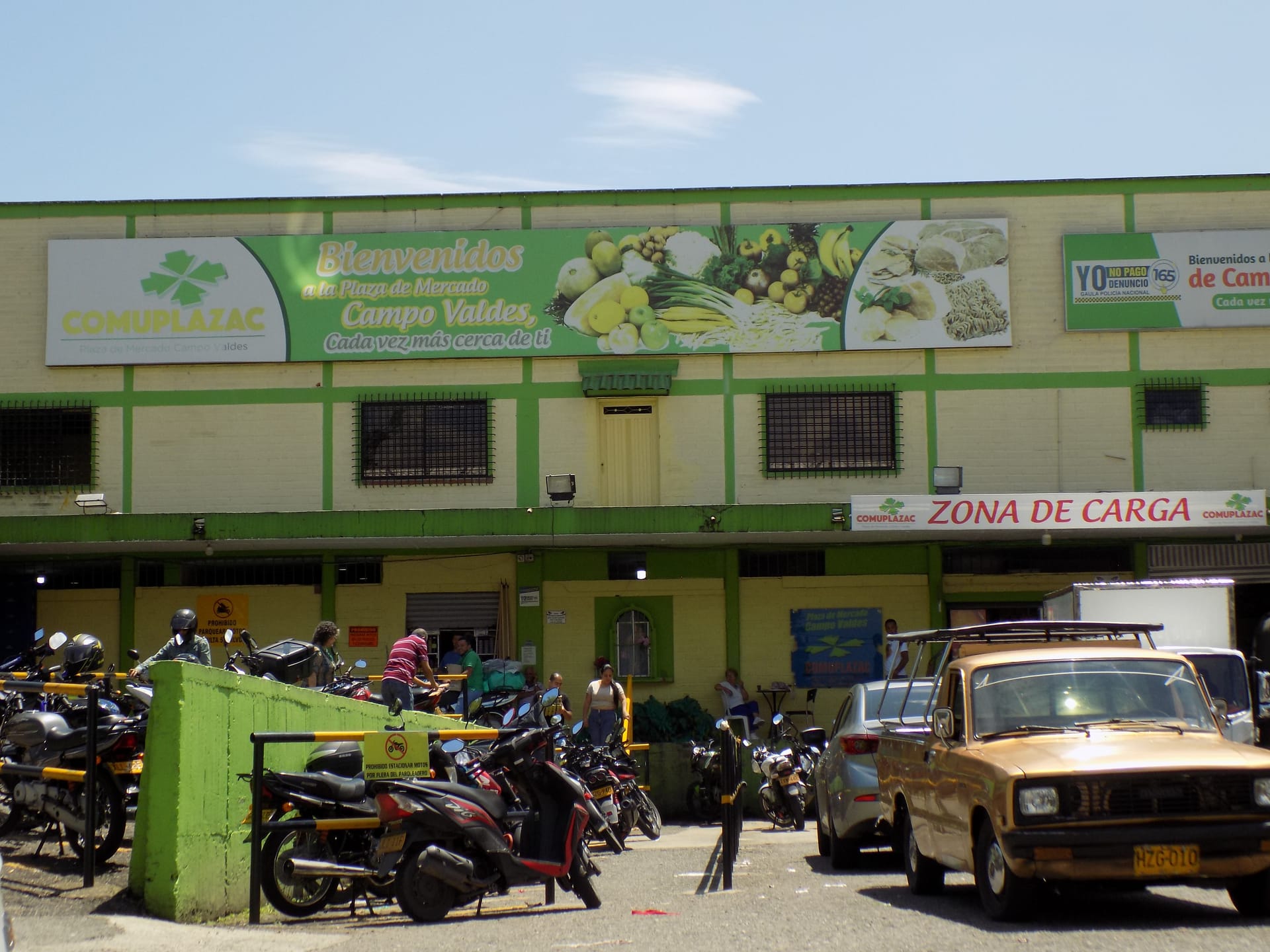 Plaza de mercado en Campo Valdés
